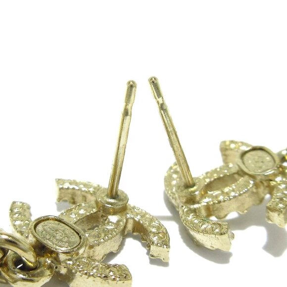 CHANEL Coco- Gold Cream Multi Earrings 679-080225 - Picture 4 of 7